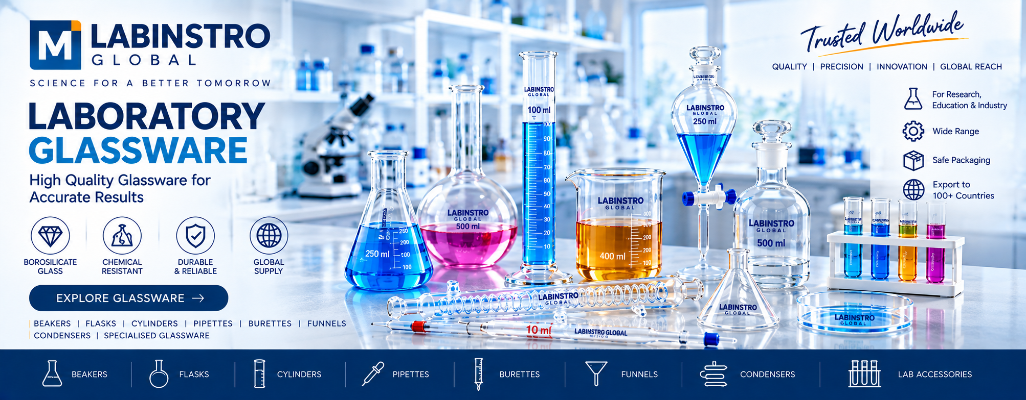 LABINSTRO GLOBAL Laboratory Glassware
